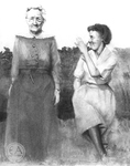 Adirondackers Living in the Past - Grandma Swinton and adopted daughter, Catherine Sterling﻿