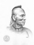 American Indians of the West - A Warrior