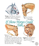Horse Humor - If Show Horses Could Talk