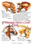 Horse Humor - If Dressage Horses Could Talk