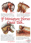 Horse Humor - If Miniature "Minis" Horses Could Talk